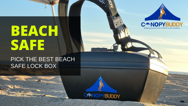 Beach Safe to Keep your valuables safe at the beach – Canopy Buddy