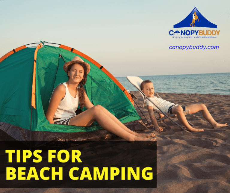 Tips for Beach Camping - Canopy Buddy