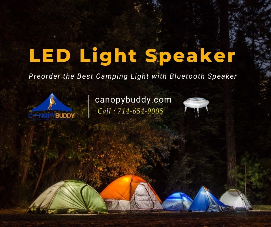 LED Light Speaker – Preorder the Best Camping Light with Bluetooth Speaker