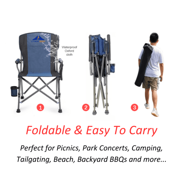 Heavy-Duty Camping Chair by Canopy Buddy